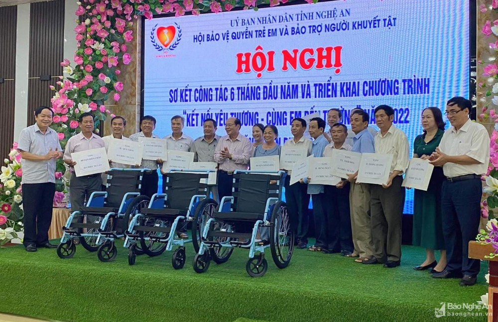 Nghệ An: Giúp đỡ, bảo trợ gần 14 nghìn người khuyết tật và trẻ em khó khăn đặc biệt