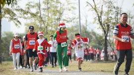 Giải chạy từ thiện Santa Run: Thắp sáng hy vọng cho những trẻ em khó khăn
