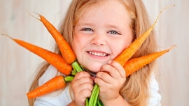 Công dụng của cà rốt đối với trẻ em