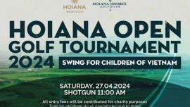Khởi động giải golf từ thiện Hoiana Open Golf Tournament 2024