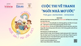 Tạp chí Trẻ em Việt Nam phát động cuộc thi vẽ tranh 'Ngôi nhà mơ ước' năm 2023