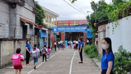 Những cổng trường ngay hàng thẳng lối ở Thái Nguyên