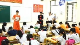 Hà Nội: Gần 750 học sinh tiểu học huyện Thanh Oai giao lưu Viết chữ đẹp