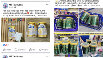 Bán sữa nhập lậu trên Facebook, một hộ kinh doanh ở Cao Bằng bị xử phạt