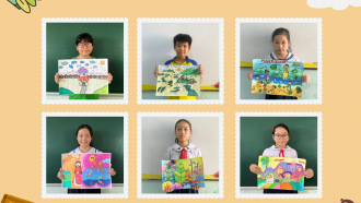 Thông điệp bảo vệ môi trường qua nét vẽ của học sinh Trường Tiểu học Duy Tân