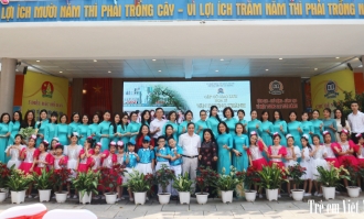 1.000 học sinh trường Tiểu học An Dương giao lưu với hoạ sĩ Văn Dương Thành, hưởng ứng cuộc thi “Ngôi nhà mơ ước”