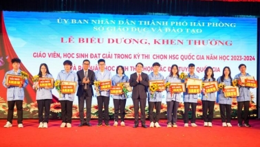 Học sinh giỏi đoạt giải Quốc gia ở Hải Phòng được thưởng bao nhiêu tiền?