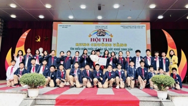 Học sinh THCS Chu Văn An tìm hiểu kiến thức về dân số, sức khoẻ sinh sản vị thành niên, thanh niên