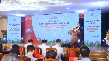 Cục Dân số tổ chức Lễ mít tinh hưởng ứng Ngày Tránh thai Thế giới