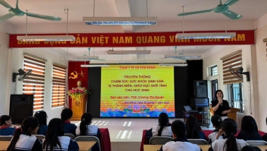 THCS Song Phương: Trang bị kiến thức sức khỏe sinh sản cho học sinh 