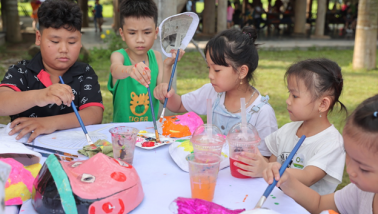 Trung thu rộn ràng tại khu đô thị đáng sống nhất cho trẻ em