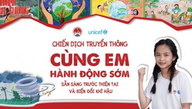 Cùng em hành động sớm – Sẵn sàng trước thiên tai và biến đổi khí hậu