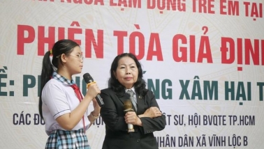 'Xử án' để giúp học sinh biết cách phòng tránh xâm hại