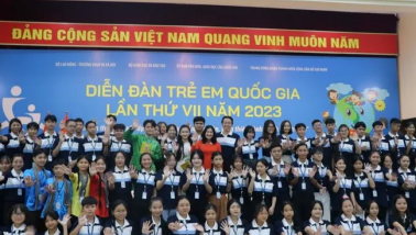 188 em nhỏ dự diễn đàn trẻ em quốc gia năm 2023