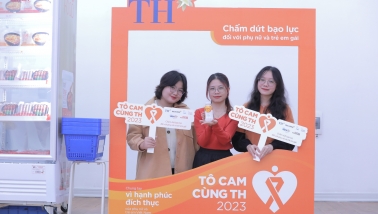 Tô cam cùng TH 2023 - Chung tay vì hạnh phúc đích thực của phụ nữ và trẻ em Việt Nam