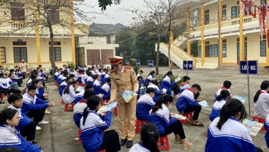 Cảnh báo tình hình vi phạm trật tự ATGT trong lứa tuổi học sinh