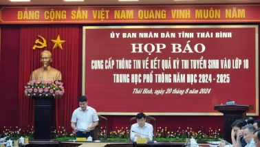 Kết quả thanh tra kỳ thi vào lớp 10 ở Thái Bình: 2.769 bài thi bị sai điểm