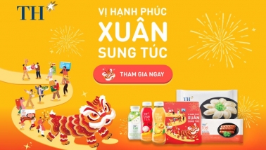 Gom hạnh phúc ngập tràn với quà tặng tốt cho sức khỏe đón TẾT 2025 của các nhãn hàng đồ uống TH