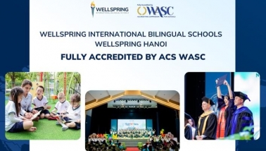Trường học Song ngữ tại Hà Nội được công nhận kiểm định Quốc tế toàn diện WASC
