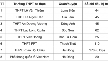 Tuyển sinh lớp 10 vượt chỉ tiêu, loạt trường tư thục: THPT Lê Văn Thiêm, FPT, An Dương Vương, Việt Hoàng, Phan Bội Châu… bị xử phạt