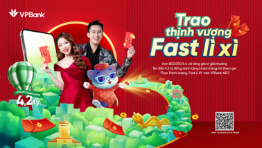 VPBank tri ân khách hàng 'cơn mưa lì xì' lên đến 4,2 tỷ đồng