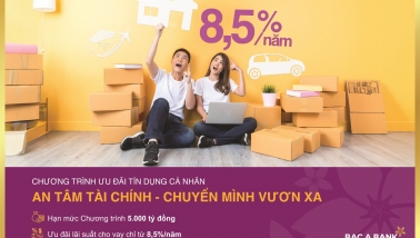 Bac A Bank dành 5.000 tỷ đồng cho vay ưu đãi vốn trung và dài hạn