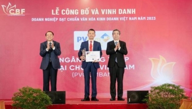 PVcomBank được vinh danh là “Doanh nghiệp đạt chuẩn văn hóa kinh doanh Việt Nam”