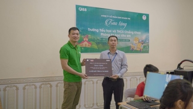 F88 trao tặng phòng tin học tại trường học miền núi