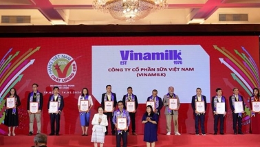 Vinamilk 28 năm liên tiếp giữ danh hiệu Hàng Việt Nam Chất lượng cao