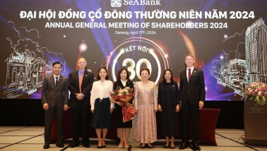 Đại hội đồng cổ đông thường niên 2024: SeABank đặt mục tiêu tăng trưởng 28%, tăng vốn điều lệ lên 30.000 tỷ đồng