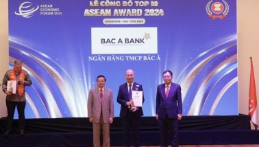 Bac A Bank được vinh danh Top 10 Doanh nghiệp tiêu biểu Asean 2024