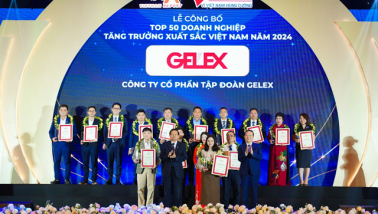 GELEX là một trong 50 doanh nghiệp tăng trưởng xuất sắc Việt Nam 2024
