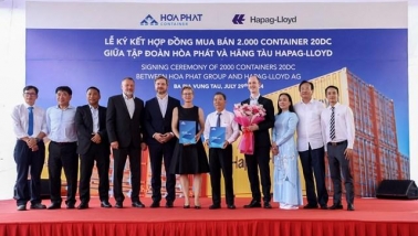 Hòa Phát cung cấp container “Made in Vietnam” cho Hãng tàu Hapag-Lloyd