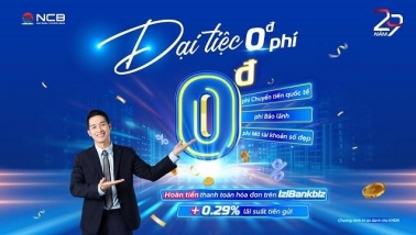 Mừng sinh nhật 29 năm, NCB tung quà tặng hấp dẫn tri ân khách hàng
