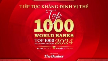 SeABank liên tục tăng hạng trong bảng xếp hạng “Top 1000 Ngân hàng thế giới”