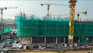 Cận cảnh không khí thi công ngày đêm của dự án Sun Group tại Hà Nam