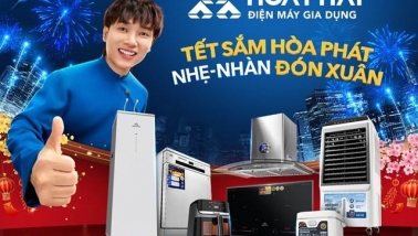 Đón Tết 'Nhẹ-Nhàn-Khỏe' với loạt sản phẩm mới từ Điện máy Gia dụng Hòa Phát