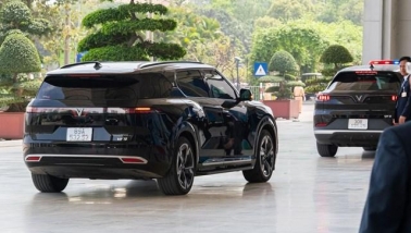 Cận cảnh dàn xe điện đưa đón khách VIP tại Hội nghị Thượng đỉnh P4G