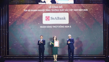 SeABank tăng 173 bậc trong bảng xếp hạng FAST500