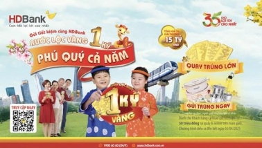 Trước thềm đại lễ 30/4, HDBank tìm ra chủ nhân 1 ký vàng SJC và 16 khách hàng trúng thưởng