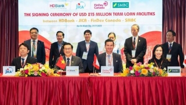 HDBank ký kết khoản vay hợp vốn 215 triệu USD với ba định chế tài chính hàng đầu quốc tế