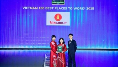 Vingroup thăng hạng trong Top 10 Nơi làm việc Tốt nhất Việt Nam 2025
