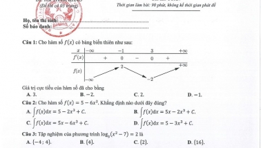 Bộ Giáo dục và Đào tạo công bố đề thi tham khảo kỳ thi tốt nghiệp THPT năm 2024