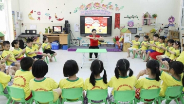 Trẻ mầm non 5 tuổi công lập trên toàn quốc được miễn học phí từ năm học 2024 - 2025