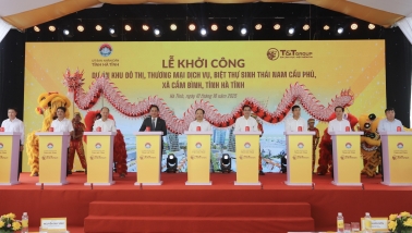T&T Group khởi công khu đô thị sinh thái kiểu mẫu đầu tiên ở phía Nam Hà Tĩnh