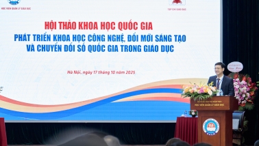 Phát triển khoa học công nghệ, đổi mới sáng tạo và chuyển đổi số quốc gia trong giáo dục