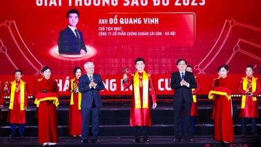 Doanh nhân Đỗ Quang Vinh được vinh danh TOP 10 Giải thưởng Sao Đỏ 2025
