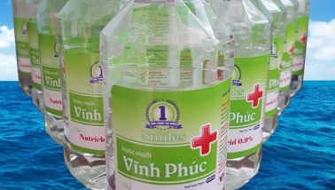 Thu hồi lô nước muối Vĩnh Phúc trên toàn quốc: Cha mẹ đặc biệt lưu ý