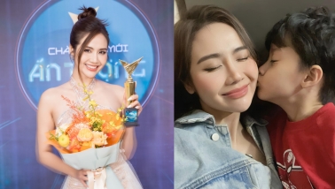 Huyền Lizzie thắng giải VTV Award 2022, xúc động tiết lộ động lực đặc biệt là con trai