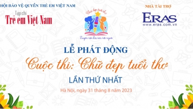 Phát động cuộc thi 'Chữ đẹp tuổi thơ' lần thứ nhất năm 2023